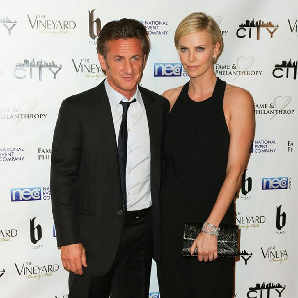 Sean Penn with new girfriend Charlize Theron. Sean Penn with new girfriend Charlize Theron.